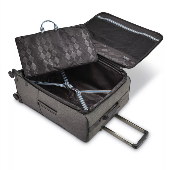 Herringbone DLX Extended Journey Expandable Spinner Suitcase